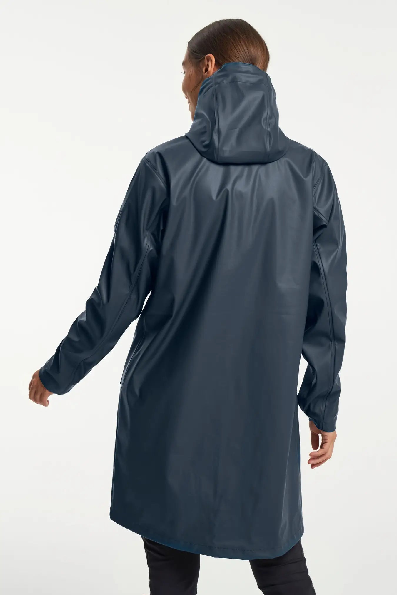 TENSON - Apelviken PU Raincoat Women - Dark Blue - M