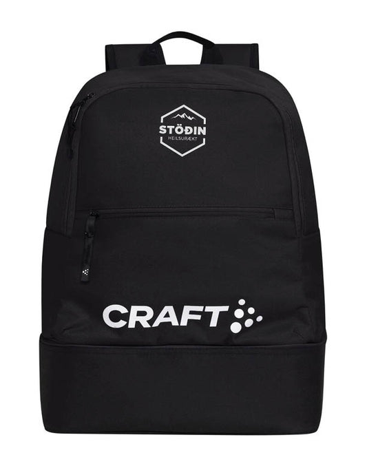STÖÐIN - Bakpoki m/skóhólfi - 26L -Svartur