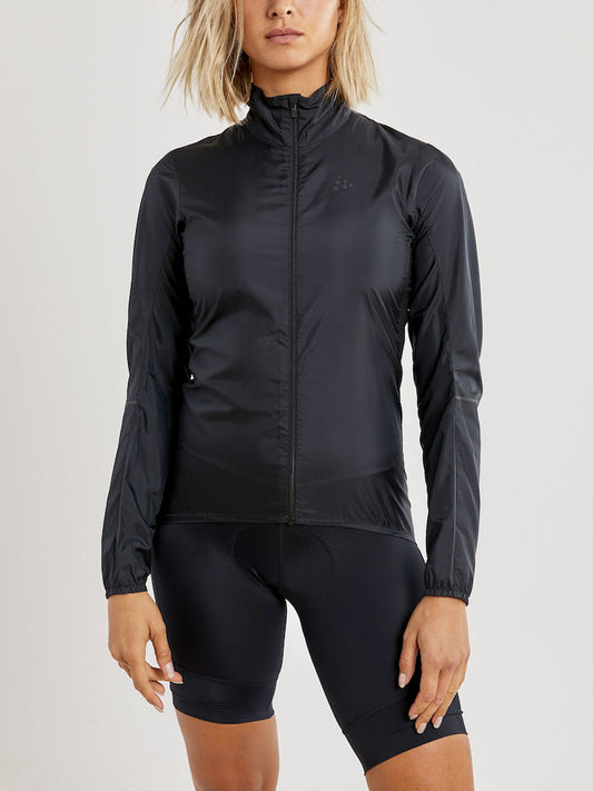 ESSENCE LIGHT WIND JACKET SVARTUR - DÖMU