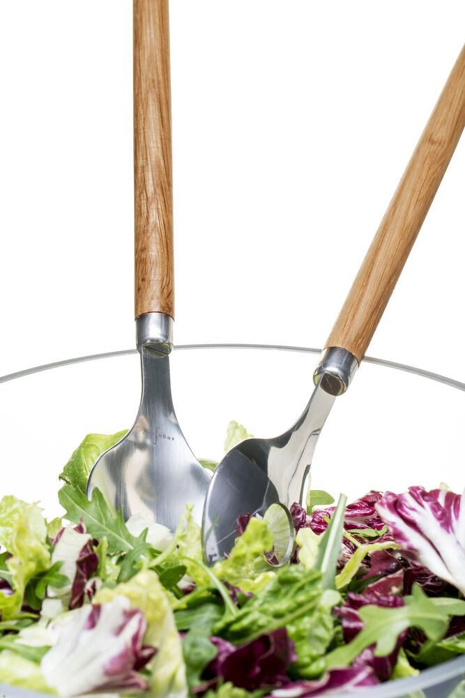 Nature salad servers, 2-pcs