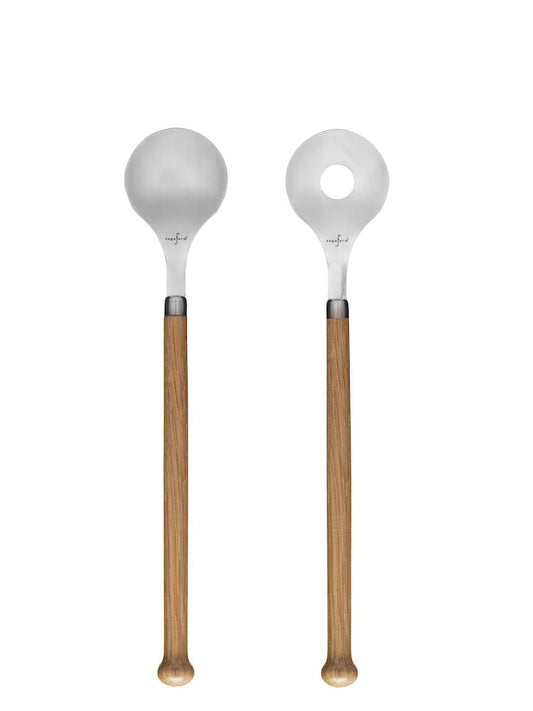 Nature salad servers, 2-pcs