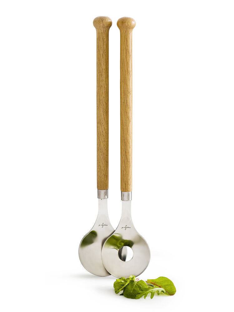 Nature salad servers, 2-pcs