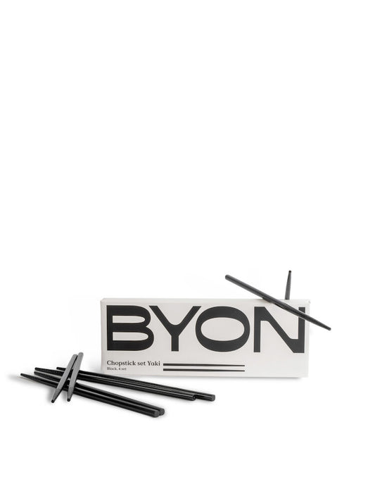 Chopstick set Yaki 4 set/box - Black