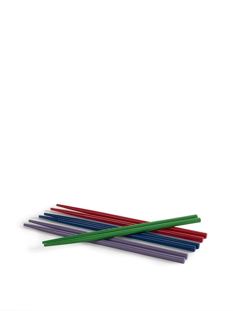 Chopstick set Yaki 4 set/box - Blue/green/lilac/red